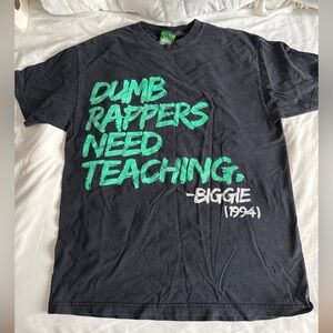 Authentic NYC brand mighty healthy biggie smalls tribute T-shirt